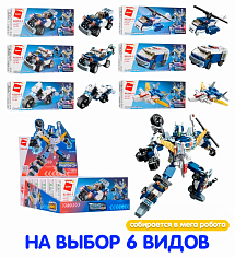 BRICK41104 (24) (24) Конструктор пласт. робот в кор. в дисплее уп-6шт