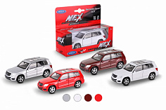 43684W Машинка WELLY 1:38 Mercedeces-Benz GLK, пруж. мех., цвет в асс.