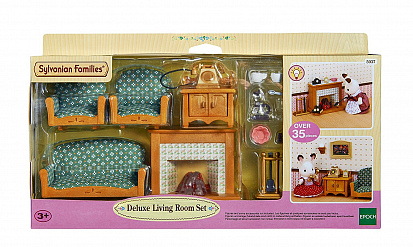 Фото товара Sylvanian Families 5037 Н-р "Гостинная Делюкс" 
