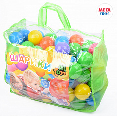 МТ М12024 Шарики для сухого бассейна 80мм по 100шт в сумочке