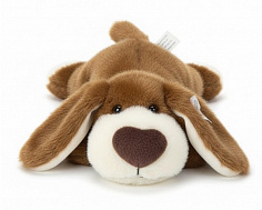 Мягкая игрушка Собака леж. с ошейником 6846