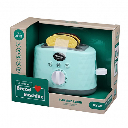 Фото товара 998-7 Игровой набор Бытовая техника, в комплекте Тостер заводной, предметов 3шт., кор.