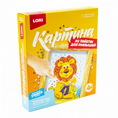 LORI Мкс-002 Картина из пайеток "Озорной львёнок"