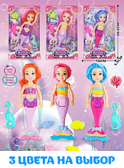 JX500-9 кукла русалка 3 цвета