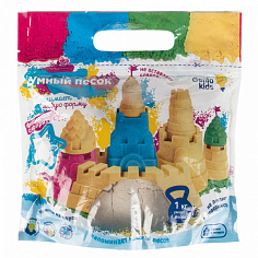 SSR071 Набор для детского творчества "Умный песок бесцветный 1кг"