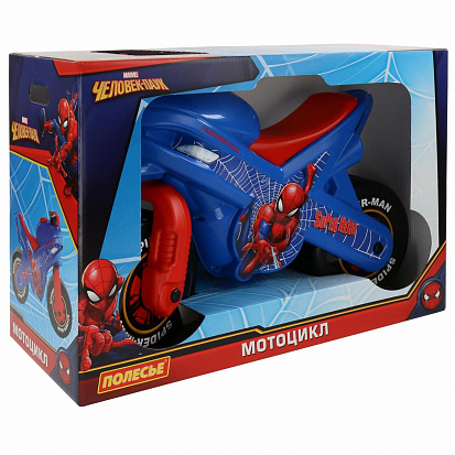 Фото ПОЛЕ70555 Мотоцикл Marvel "Человек-паук" (в коробке)