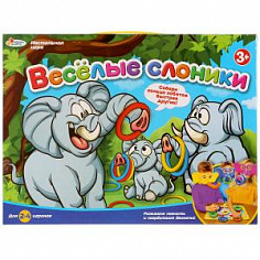 B1329854-R НАСТОЛЬНАЯ ИГРА "ВЕСЕЛЫЕ СЛОНИКИ" ТМ "ИГРАЕМ ВМЕСТЕ" В РУСС. КОР.