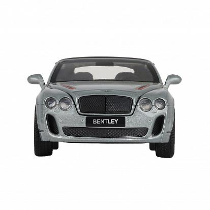 Фото 1251397JB ТМ "Автопанорама" Машинка металл., 1:32 Bentley Continental Supersports ISR, серебряный,
