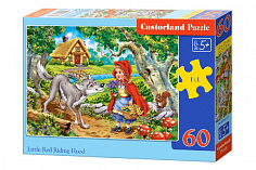 Пазлы B5-066117 Красная шапочка, (60 деталей MIDI) Castor Land