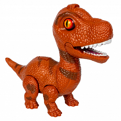 Фото ВВ5925 Сборный динозавр Дино Бонди со светом и звуком, брахиозавр, тм Bondibon, BOX 13x13x17,6 см, а
