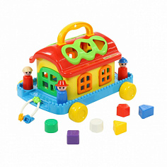 ПОЛЕ48769 Сказочный домик на колёсиках (в сеточке)