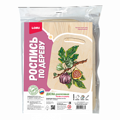 LORI Фнр-039 Роспись по дереву. Доска "Веточка инжира"