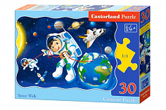 Пазлы B4-03594 Открытый космос, 30 деталей(MIDI) Castor Land