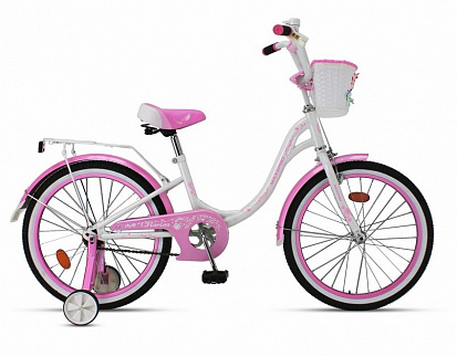Фото FLORINA-N20-1 Велосипед бело-розовый