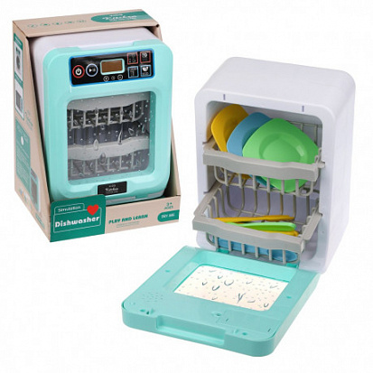 Фото 998-5 Игровой набор Бытовая техника, в комплекте Посудомоечная машина, предметы 14шт, свет, звук, эл