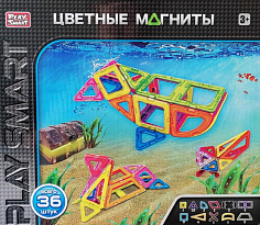 2466 конструктор магнитный 36 дет.