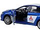 миниатюра 1251472JB Машинка металл.1:32 Mitsubishi Lancer Evolution, синий, откр. двери и багажник, свет, звук