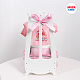 миниатюра МТ 71719 Вешалка для кукольной одежды (шкаф цвет белый) коллекции Diamond Princess