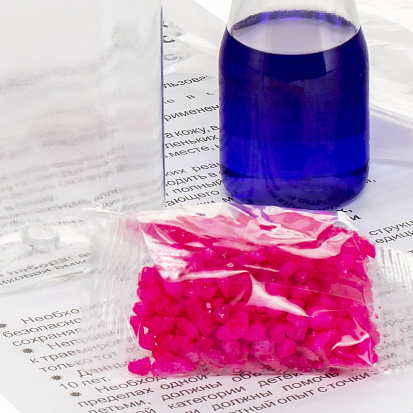 Фото LORI Оп-106 Химические опыты. Несмешивающие среды "Фиолетово-розовая"