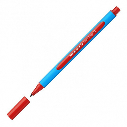 Фото 152102 Ручка шариковая SCHNEIDER SLIDER EDGE M, красная , чернила красные (152102)