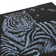 миниатюра 100SCRATCHART-GOLD-TIGER Гравюра 18*24 см тигр, золотая MultiArt