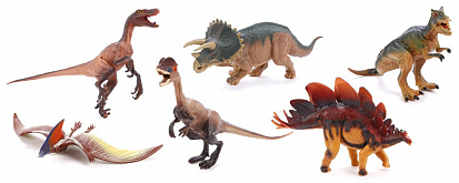 Фото 5898-A43 Динозавры в ас-те Jurassic Park, дисплей.