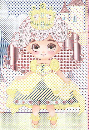 ВОДНАЯ РАСКРАСКА с цветным контуром. Феи и принцессы фото