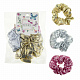 миниатюра Lukky Т19600 Fashion резинки текстильные, блестящие, 3 шт (золотой, серебряный, розовый) 