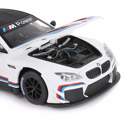 1200218JB ТМ "Автопанорама" Машинка металлическая, 1:24, BMW M6 GT3, открываются передние двери и ка фото  в Симферополе купить