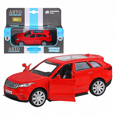 1200176JB ТМ "Автопанорама" Машинка металл. 1:42 Land Rover Range Rover Velar, красный, инерция, от