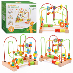 D1236-2 Игра Лабиринт "Морские жители", со счетами