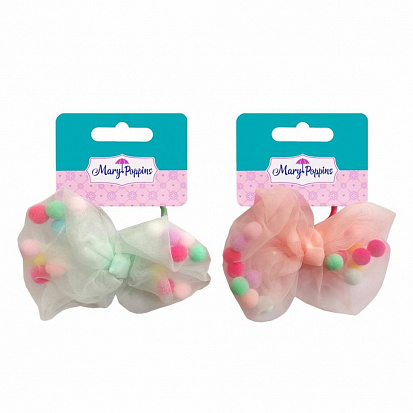 Фото товара 455419 Бант на резинке "Единорог" 9*6 см., в ассорт