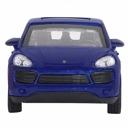 Фото 1251266JB ТМ "Автопанорама" Машинка металл. 1:43 Porsche Cayenne S, синий перламутр, инерция, откр. 
