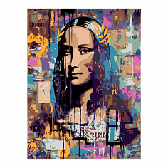 LORI Рх-131 Картина по номерам холст на подрамнике 30*40 см "Глазами улиц"