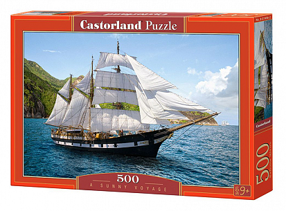 Фото товара Пазлы B-51496 Парусник, 500 деталей Castor Land