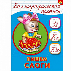 КАЛЛИГРАФИЧЕСКАЯ ПРОПИСЬ А5. ПИШЕМ СЛОГИ