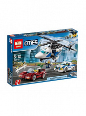Г82014 Г82014 Конструктор Lepin Город Стремительная Погоня 317 деталей. 45х35х10 см. 82014(45) (мин 