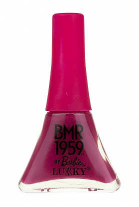 Фото товара Т20051 Barbie BMR1959 Lukky Лак для ногтей цвет Ярко-Розовый, блистер, объем 5,5 мл.