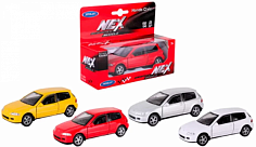 43813W Машинка WELLY 1:38 Honda Civic EG6, пруж. мех., цвет в асс.