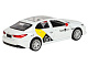 миниатюра 1251484JB Яндекс GO машинка металлическая 1:43 Toyota Camry, цвет белый, инерция, откр. двери, 17,5*
