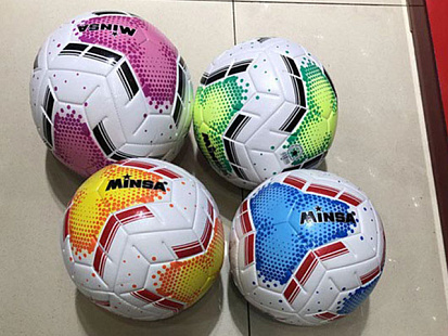 Фото Т47301 Мяч футбольный Minsa. 4 вида. (60)
