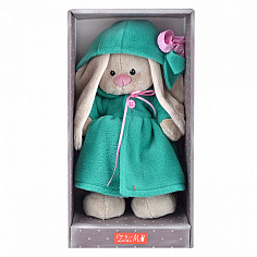 StM-238 Зайка Ми в изумрудном пальто с розовым цветочком (большая)
