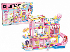 31 017 конструктор брик QMAN cherry летнее кафе 696 дет.