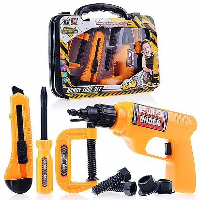 Фото товара 1929B Набор инструментов с дрелью, в чемодане