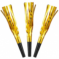 Язычок-гудок Шумчики Золото/Металлик 6шт.6234068