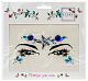 миниатюра 1toy Т20912 Lukky Fashion стразы для лица Волшебная русалка, 16,5х15,5 см,карта, пакет 