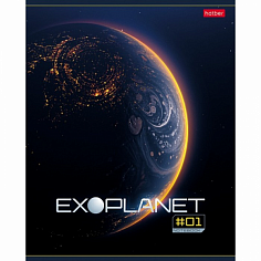 Х-80Т5лВ1(086268) Тетрадь 80л # -Exoplanet- на скобе Hatber