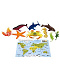 миниатюра 200661739 Игровой набор "Океанариум" с картой обитания внутри (6шт в наборе) (Zooграфия)