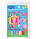 миниатюра 36922 Свинка Пеппа. Роспись сверкающим песком Домик Пеппы. ТМ Peppa Pig
