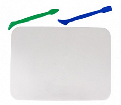 ПП-ДЛ-4993 Доска для лепки А5 без борта + 2 стека, белая, Проф-Пресс